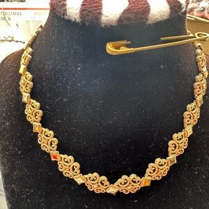 Vintage AVON choker Gold Necklace